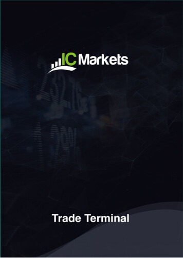 Trade Terminal - IC Markets