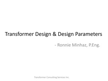 Transformer Design & Design Parameters