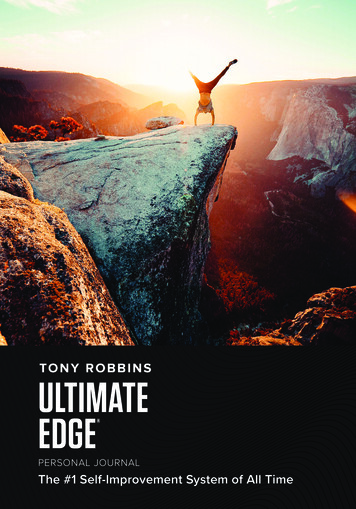ULTIMATE EDGE - Tony Robbins