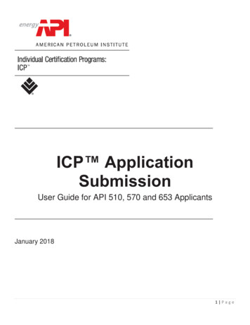 ICP Application Submission