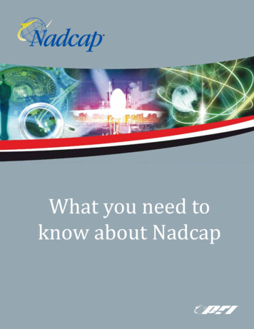 What You Need To Know About Nadcap