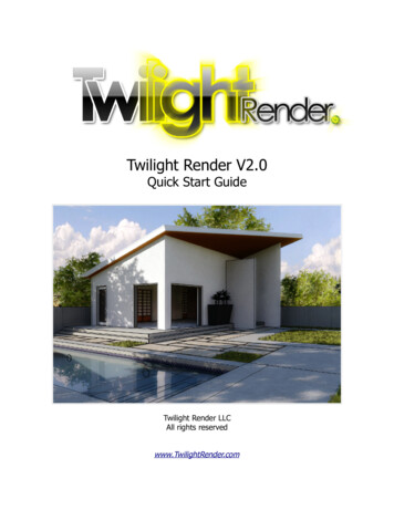 Quick Start Guide - Twilight Render