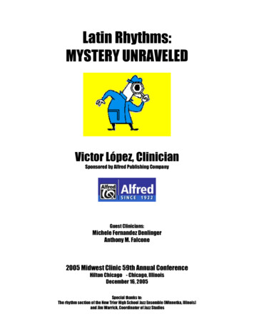 Latin Rhythms: MYSTERY UNRAVELED - Midwest Clinic