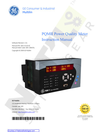 PQMII Power Quality Meter