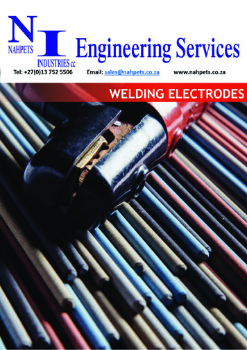 WELDING ELECTRODES - Nahpets