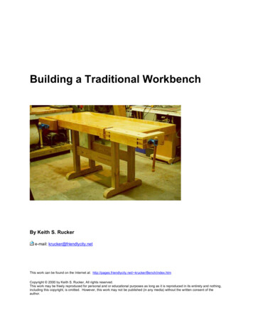 Building A Traditional WorkbenchNew Version