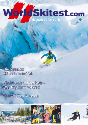 Magazin 2015/2016 - World Ski Test