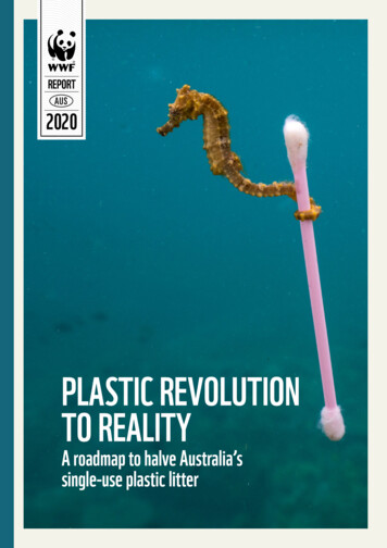 PLASTIC REVOLUTION TO REALITY - WWF