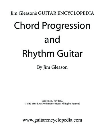 Jim Gleason’s GUITAR ENCYCLOPEDIA Chord Progression And .