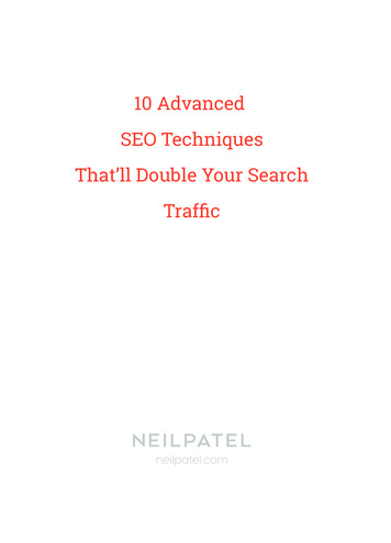 10 Advanced SEO Techniques That'll Double Your Search Traffic