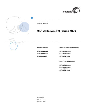 Constellation ES Series SAS - Seagate 