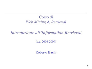 Corso Di Web Mining & Retrieval