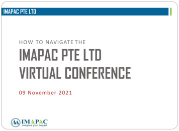 Imapac Pte Ltd Virtual Conference
