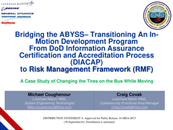 Bridging The ABYSS Transitioning An In- Motion Development Program From .