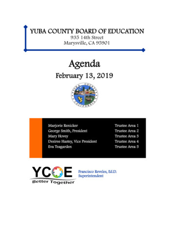 Yuba County Board Of Education