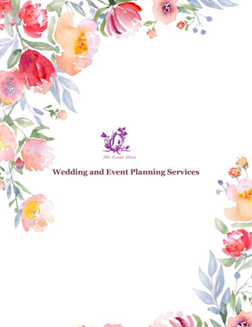 Wedding And Event Planning Services - Cdn.ymaws 