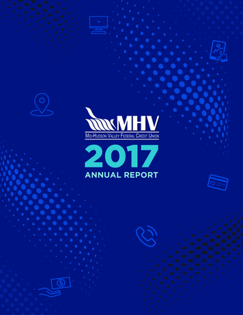 Mid-Hudson Valley Federal Credit Union's 2017 Annual Report