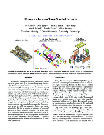 3D Semantic Parsing Of Large-Scale Indoor Spaces - Stanford University