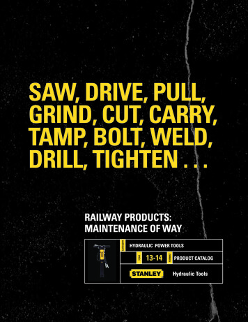Saw, Drive, Pull, Grind, Cut, Carry, Tamp, Bolt, Weld, Drill, Tighten