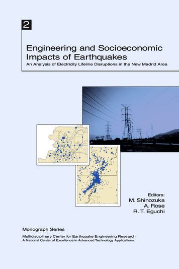 Engineering And Socioeconomic Impacts Of Earthquakes