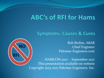 SOURCE Of RFI? - Palomar Engineers 