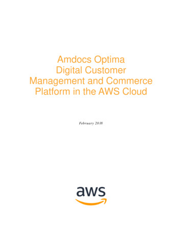 Amdocs Optima Digital Customer Management And Commerce Platform In The .