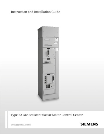 Instruction And Installation Guide - Siemens