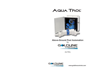 ELECTROLYTIC CHLORINE GENERATOR Aqua TrolAqua TrolAqua Trol