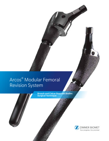 Arcos Modular Femoral Revision System - Zimmer Biomet