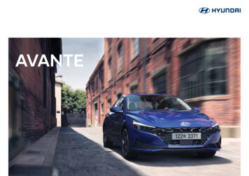 AVANTE - Hyundai Motor Company