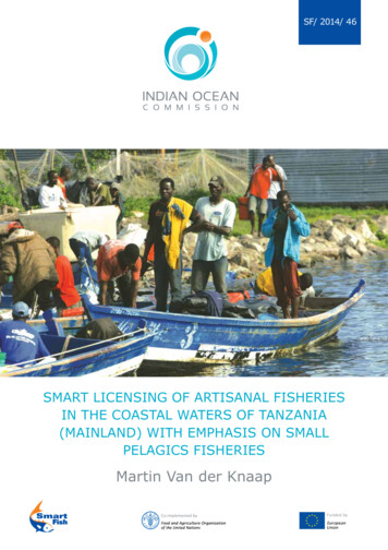 Smart Licensing Of Artisanal Fisheries In The Coastal Waters Of .