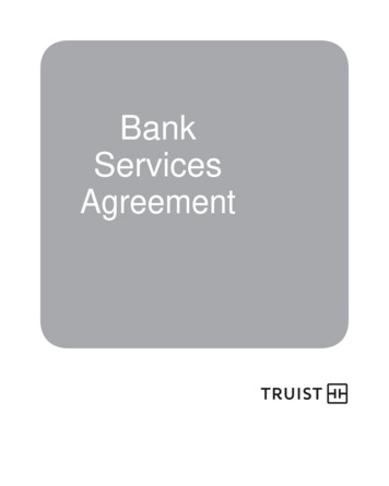 Bank Services Agreement English 07/18/2022 - Truist