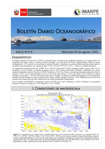 Boletín Diario Oceanográfico