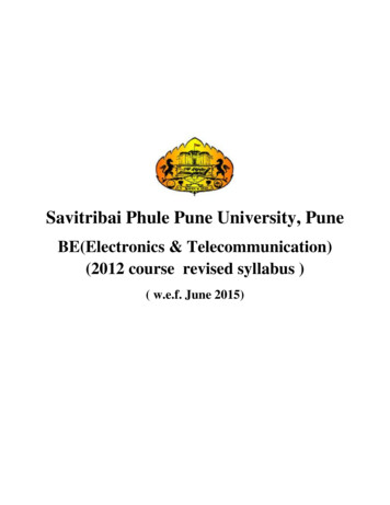 Savitribai Phule Pune University, Pune - Unipune.ac.in