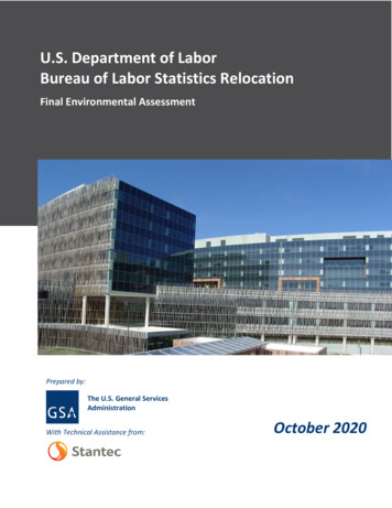 U.S. Department Of Labor Bureau Of Labor Statistics Relocation