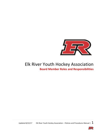 Elk River Youth Hockey Association - SportsEngine