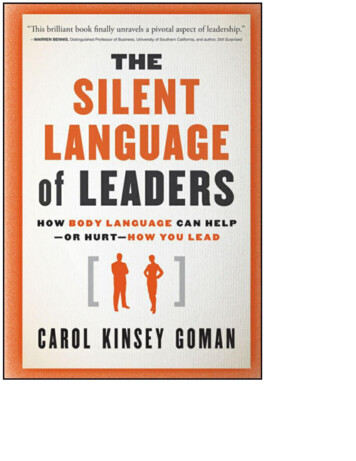 The Silent Language Of Leaders - Nbu.bg