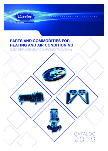 EMEA REPLACEMENT COMPONENTS DIVISION - Carrier