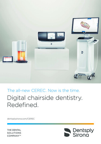 Digital Chairside Dentistry - Dentsply Sirona