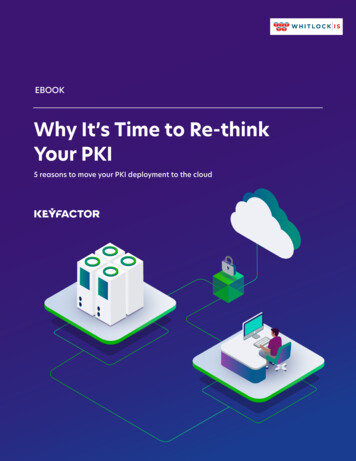 Why It's Time To Re-think Your PKI - Whitlock IS