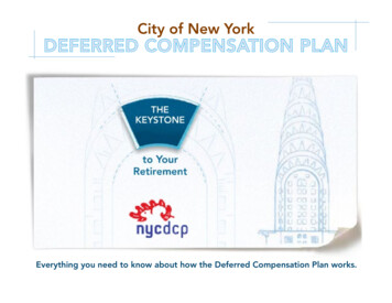 City Of New York DeferreD CompeNsatioN PlaN - Nyc.gov