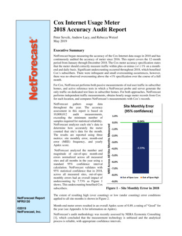 Cox 2018 Annual Report Data Usage Meter - Netforecast 