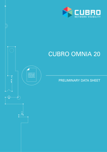 CUBRO OMNIA20 - NetDescribe