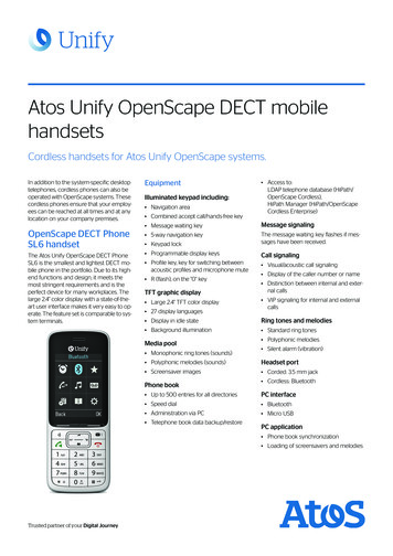 Atos Unify OpenScape DECT Mobile Handsets