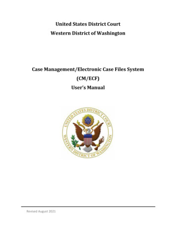 United States District Court Western District Of Washington Case .