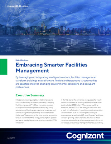 Embracing Smarter Facilities Management - Cognizant
