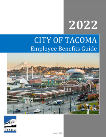 Employee Benefits Guide - CITY OF TACOMA