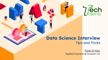 Interview Preparation Tips And Tricks. - Polimi Data Scientists