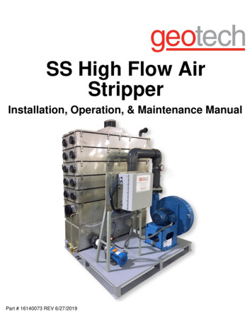 SS High Flow Air Stripper - Geotechenv 