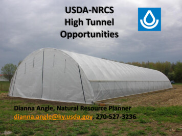 USDA-NRCS High Tunnel Opportunities - University Of Kentucky
